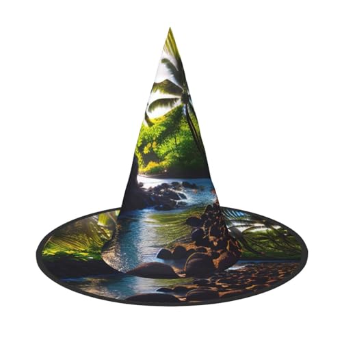 MUFLVDX Hawaii Sonnenstrahlen Druck Halloween Hexenhut Erwachsene Halloween Hut Kostüme Hexen Hüte Dekor Party MUFLVDX Hawaii Sonnenstrahlen Druck Halloween Hexenhut Erwachsene Halloween Hut Kostüme Hexen Hüte Dekor Party von MUFLVDX