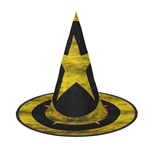 MUFLVDX Maryland-Flaggen-Druck, Halloween-Hexenhut, Erwachsene, Halloweenhut, Kostüme, Hexenhüte, Dekoration, Party MUFLVDX Maryland-Flaggen-Druck, Halloween-Hexenhut, Erwachsene, Halloweenhut, Kostüme, Hexenhüte, Dekoration, Party von MUFLVDX