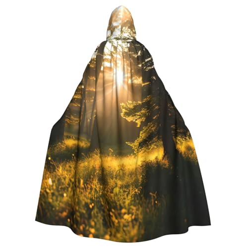 MUFLVDX Morning Sunlight In Wilderness Uni Kapuzenmantel Umhang Halloween Cool Cosplay Hexenkostüm Erwachsene Umhang Party Umhang MUFLVDX Morning Sunlight In Wilderness Uni Kapuzenmantel Umhang Halloween Cool Cosplay Hexenkostüm Erwachsene Umhang Party Umhang von MUFLVDX