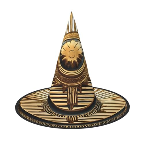 MUFLVDX Sonne altägyptischer zeitloser Anmut Druck Halloween Hexenhut Erwachsene Halloween Hut Kostüme Hexen Hüte Halloween Dekor Party MUFLVDX Sonne altägyptischer zeitloser Anmut Druck Halloween Hexenhut Erwachsene Halloween Hut Kostüme Hexen Hüte Halloween Dekor Party von MUFLVDX