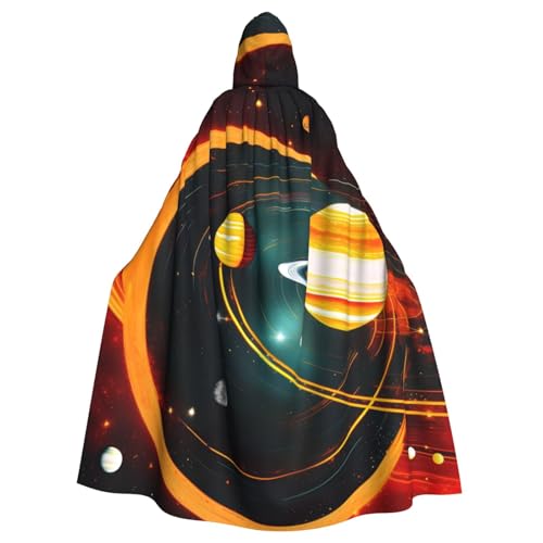 MUFLVDX Sonnensystem Jupiter Saturn Uni Kapuzenmantel Umhang Halloween Cool Cosplay Hexenkostüm Erwachsene Umhang Party Umhang MUFLVDX Sonnensystem Jupiter Saturn Uni Kapuzenmantel Umhang Halloween Cool Cosplay Hexenkostüm Erwachsene Umhang Party Umhang von MUFLVDX