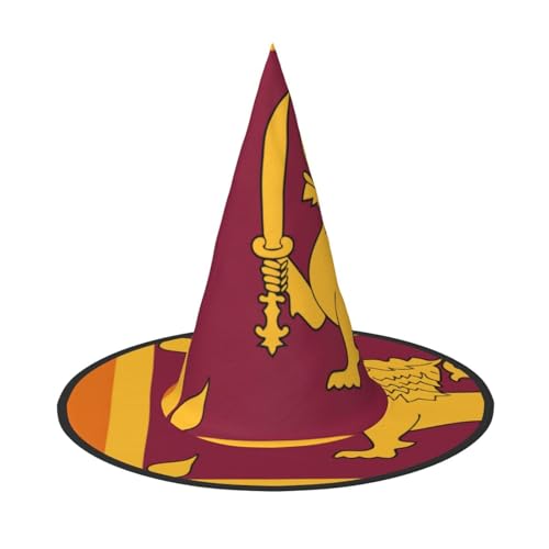MUFLVDX Sri Lanka Flagge Druck Halloween Hexenhut Erwachsene Halloween Hut Kostüme Hexen Hüte Dekor Party MUFLVDX Sri Lanka Flagge Druck Halloween Hexenhut Erwachsene Halloween Hut Kostüme Hexen Hüte Dekor Party von MUFLVDX