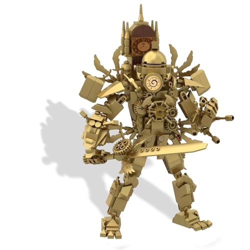 MUGAIXDV Sinister Titan Clockman, Titan Watchman Spiele Modell Stein Spielzeug, Geringe Montage Schwierigkeit, Langlebig, Kann als Desktop Auflage, Kindersteinspielzeug von MUGAIXDV
