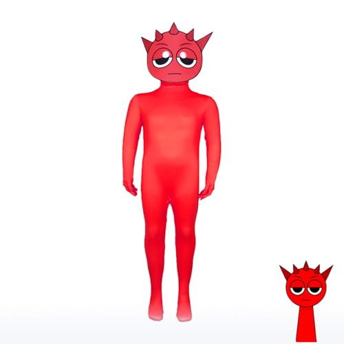 MUGAIXDV Sprunki Kostüm, Cosplay, Jumpsuit, Oren-Raddy-Kostüm-Outfit für Fans, Sprunki-Kostüm für Kinder, Jungen, Mädchen, Musikabenteuer, Sprunki, Gamer und Deko MUGAIXDV Sprunki Kostüm, Cosplay, Jumpsuit, Oren-Raddy-Kostüm-Outfit für Fans, Sprunki-Kostüm für Kinder, Jungen, Mädchen, Musikabenteuer, Sprunki, Gamer und Deko von MUGAIXDV