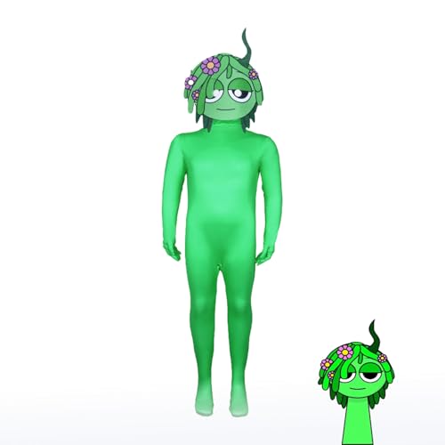 MUGAIXDV Sprunki Kostüm, Cosplay, Jumpsuit, Oren-Raddy-Kostüm-Outfit für Fans, Sprunki-Kostüm für Kinder, Jungen, Mädchen, Musikabenteuer, Sprunki, Gamer und Deko MUGAIXDV Sprunki Kostüm, Cosplay, Jumpsuit, Oren-Raddy-Kostüm-Outfit für Fans, Sprunki-Kostüm für Kinder, Jungen, Mädchen, Musikabenteuer, Sprunki, Gamer und Deko von MUGAIXDV
