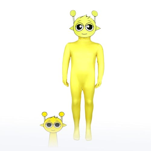 MUGAIXDV Sprunki Kostüm, Cosplay, Jumpsuit, Oren-Raddy-Kostüm-Outfit für Fans, Sprunki-Kostüm für Kinder, Jungen, Mädchen, Musikabenteuer, Sprunki, Gamer und Deko MUGAIXDV Sprunki Kostüm, Cosplay, Jumpsuit, Oren-Raddy-Kostüm-Outfit für Fans, Sprunki-Kostüm für Kinder, Jungen, Mädchen, Musikabenteuer, Sprunki, Gamer und Deko von MUGAIXDV