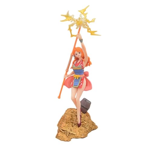 MUIR OnePiece Figure Luffy Chopper Zoro Nami Figure Statue About 20cm/7.8in OnePiece Cartoon PVC Collectible Toy for Anime Fans (Nami) von MUIR