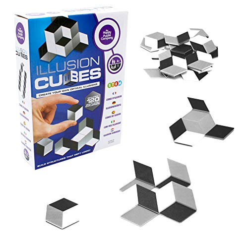 The Happy Puzzle Company Illusion Cubes – Erstellen Sie Ihre eigenen optischen Täuschungen. von MUKIKIM