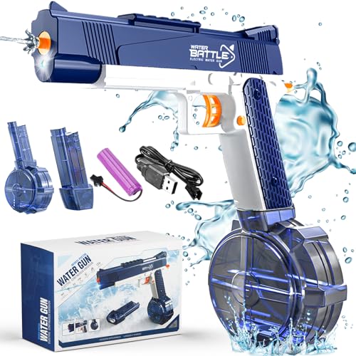 MULEVIP Elektrische Wasserpistole,Wasserpistole Elektrisch,Automatische Wasserpistole,Electric Water Gun,Elektrische Wasserpistolen,Elektrische Wasserpistole für Erwachsene Kinder für Pool,Strand MULEVIP Elektrische Wasserpistole,Wasserpistole Elektrisch,Automatische Wasserpistole,Electric Water Gun,Elektrische Wasserpistolen,Elektrische Wasserpistole für Erwachsene Kinder für Pool,Strand von MULEVIP