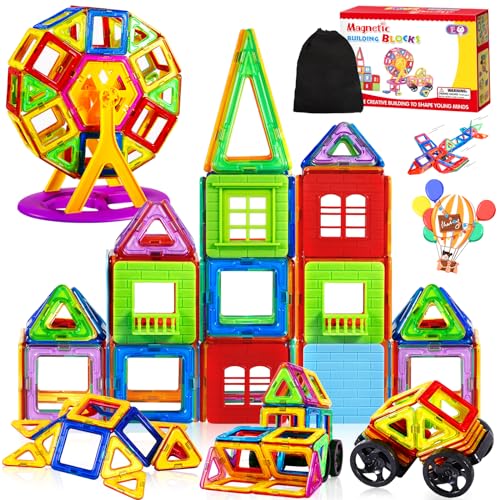 MULEVIP Magnetische Bausteine 82 PC Magnet Spielzeug Kinder,Lustiges Pädagogisches Bauspielzeug,Magnetspielzeug Magnete für Kinder,Geschenkauswahl für Jungen und Mädchen im Alter von 3-8 Jahren MULEVIP Magnetische Bausteine 82 PC Magnet Spielzeug Kinder,Lustiges Pädagogisches Bauspielzeug,Magnetspielzeug Magnete für Kinder,Geschenkauswahl für Jungen und Mädchen im Alter von 3-8 Jahren von MULEVIP