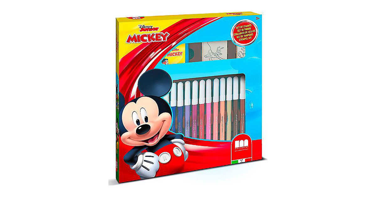 18er Stifteset Mickey mehrfarbig von MULTIPRINT