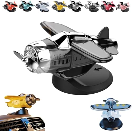 Solarbetriebene Auto-Ornamente in Flugzeugform, lichtaktivierte Auto-Armaturenbrett-Dekoration, Auto-Innen-Drift-Zubehör, Mittelkonsole, bewegungsaktiviert, angetrieben, rotierendes kleines Flugzeug Solarbetriebene Auto-Ornamente in Flugzeugform, lichtaktivierte Auto-Armaturenbrett-Dekoration, Auto-Innen-Drift-Zubehör, Mittelkonsole, bewegungsaktiviert, angetrieben, rotierendes kleines Flugzeug von MUMQAQ