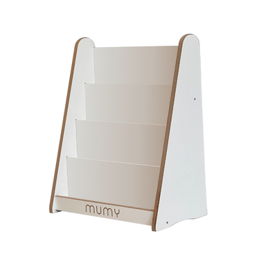mumy™ Bücherregal easyTALL weiß / natur von MUMY