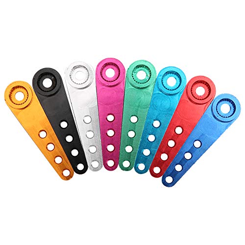 MUNEFE Servoarm, 8 Farben 25T Aluminiumlegierung RC Servoarm Zubehör Passend für JR RC Servo MUNEFE Servoarm, 8 Farben 25T Aluminiumlegierung RC Servoarm Zubehör Passend für JR RC Servo von MUNEFE