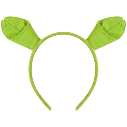 MUNKST Grünes Stirnband, grünes Erwachsenenkostüm, ähnliche Geschenke, Oster-Stirnband, Rollenspiel-Kostüm, Halloween-Weihnachtsfeier, 1 Stück MUNKST Grünes Stirnband, grünes Erwachsenenkostüm, ähnliche Geschenke, Oster-Stirnband, Rollenspiel-Kostüm, Halloween-Weihnachtsfeier, 1 Stück von MUNSKT