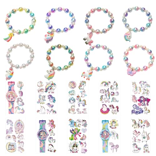 MUNSKT 8 bunte Einhorn-Armbänder, Einhorn-Aufkleber, Mädchen, Regenbogen, Einhorn, Perlen-Armband, für Geburtstag, Weihnachten, Valentinstag, Ostergeschenk MUNSKT 8 bunte Einhorn-Armbänder, Einhorn-Aufkleber, Mädchen, Regenbogen, Einhorn, Perlen-Armband, für Geburtstag, Weihnachten, Valentinstag, Ostergeschenk von MUNSKT