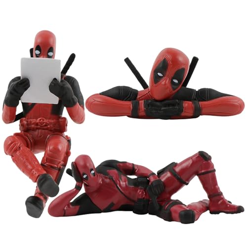 MUNSKT Lustiger Anime-Deadpool Auto-Innendekoration-Zubehör, Rückspiegel-Dekoration, Marvel-Geschenke für Männer, 3 Stück MUNSKT Lustiger Anime-Deadpool Auto-Innendekoration-Zubehör, Rückspiegel-Dekoration, Marvel-Geschenke für Männer, 3 Stück von MUNSKT