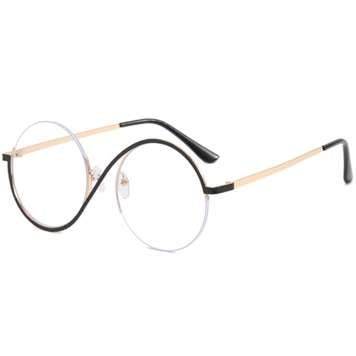 MUNSKT Elphaba Cosplay Eyewear Runde Kreis Frame Clear Lens Brille Hexe Kostüm Zubehör für Halloween MUNSKT Elphaba Cosplay Eyewear Runde Kreis Frame Clear Lens Brille Hexe Kostüm Zubehör für Halloween von MUNSKT