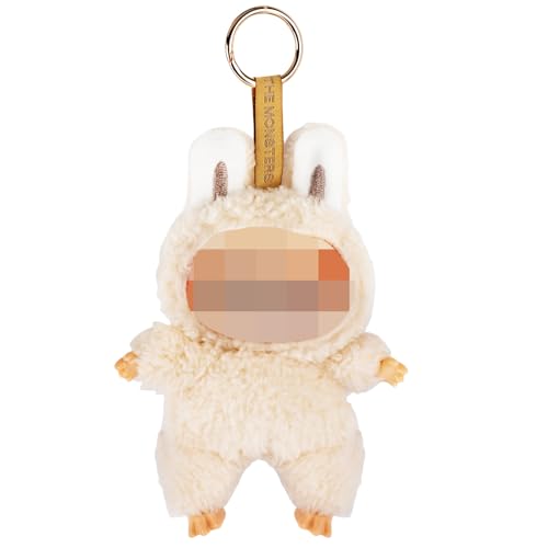 MUNSKT Monster Door - Key, Plush Toy, Doll - Keys, Backpack, Charm, Plushies, Plush Toy, Dolls Figure (White) von MUNSKT