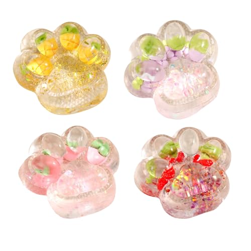 MUNSKT Squishy Riesenpfotenspielzeug, Katzenpfotenspielzeug, Anti-Stress, Squishy Toy zum Zusammendrücken in Form von Katzenpfoten, Spielzeug für große Katzen, Fidget Toys für (gemischte Farbe) von MUNSKT