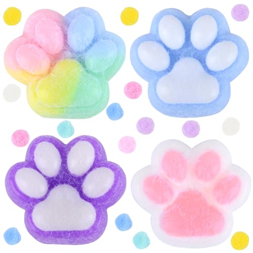 MUNSKT Süße weiche Katzenpfoten Quetschspielzeuge, Taba Squishy, Schaumstoff, Katzenpfotenspielzeug, Geschenk für Kinder von MUNSKT