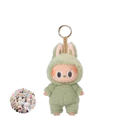 MUNSKT Süßer Rotierender Puppen-Schlüsselanhänger mit 50 Einzigartigen Aufklebern, Tragbares Cartoon-Figur-Hänge-Accessoire für Taschen, Geschenke, Kinder & Sammler MUNSKT Süßer Rotierender Puppen-Schlüsselanhänger mit 50 Einzigartigen Aufklebern, Tragbares Cartoon-Figur-Hänge-Accessoire für Taschen, Geschenke, Kinder & Sammler von MUNSKT