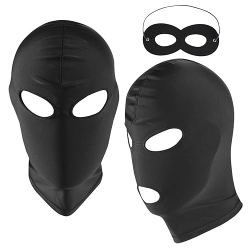 MUNSKT Vollgesichtsmaske, Vollmaske, Vollmaske, offene Augen, offene Mundmaske, atmungsaktiv, elastisch, Vollkopfbedeckung, Cosplay-Kostüm, Unisex, Kopfbedeckung für Halloween, Party, Kostüm, Herren, MUNSKT Vollgesichtsmaske, Vollmaske, Vollmaske, offene Augen, offene Mundmaske, atmungsaktiv, elastisch, Vollkopfbedeckung, Cosplay-Kostüm, Unisex, Kopfbedeckung für Halloween, Party, Kostüm, Herren, von MUNSKT