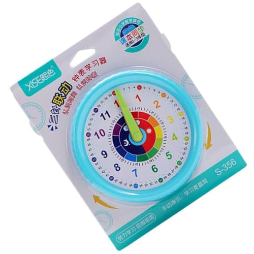 MURYE Lernen Uhr Mit Beweglichen Händen Kinder Früh Pädagogisch Für Kinder Von 3+ Sprechen Um Zeit Tragbare Ausbildung Zu Erzählen MURYE Lernen Uhr Mit Beweglichen Händen Kinder Früh Pädagogisch Für Kinder Von 3+ Sprechen Um Zeit Tragbare Ausbildung Zu Erzählen von MURYE