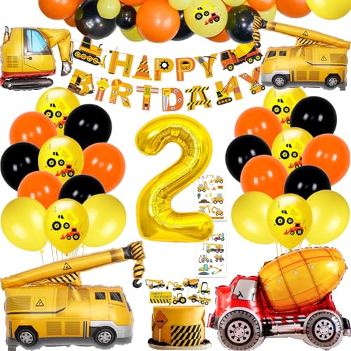 Bau Geburtstag Party Supplies 2 Jahre alt, Bau Ballons Bau Party Ballon Girlande Kit für Bau Quarantäne Party Dekorationen Bau Geburtstag Party Supplies 2 Jahre alt, Bau Ballons Bau Party Ballon Girlande Kit für Bau Quarantäne Party Dekorationen von MUSELK