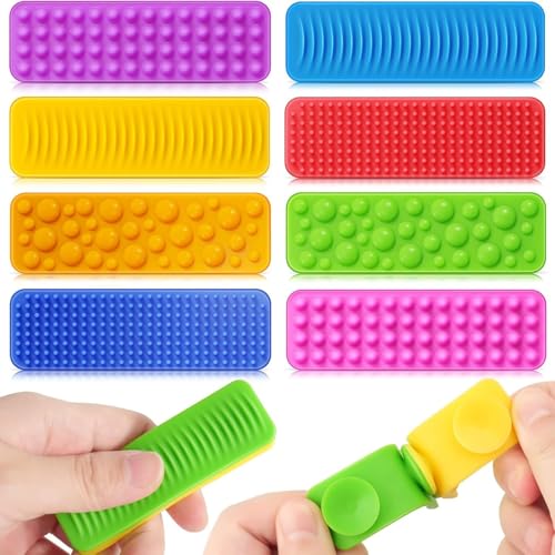 Fidget Sensorischer Stein, Stress Relief Spielzeug, Berührung Komfort Stein, Sensorische Saug Stress Relief Spielzeug für Kinder Erwachsene von MUSELK