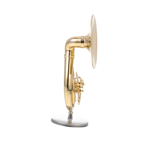 MUSISALY Sousaphon-musikinstrumentenmodell 13 cm Mit Ständer Als Dekoration Für Wohnzimmer Und Schlafzimmer MUSISALY Sousaphon-musikinstrumentenmodell 13 cm Mit Ständer Als Dekoration Für Wohnzimmer Und Schlafzimmer von MUSISALY