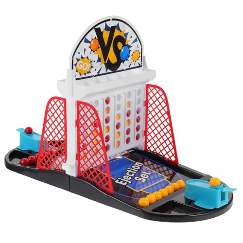 1Stück Mini Basketball Flipper für Desktop Launcher mit Zufallsmuster für Kugelspiele und Brettspiel Action Spaß für Freunde und Familie von MUSISALY