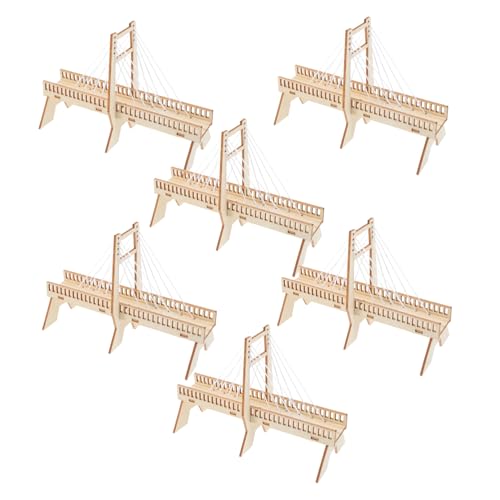6 Sets Schrägseilbrückenbau: DIY Handgefertigtes Wissenschaftsprojekt-Spielzeug - Mint-Modell Für Kreatives Lernen Und Familieninteraktion 6 Sets Schrägseilbrückenbau: DIY Handgefertigtes Wissenschaftsprojekt-Spielzeug - Mint-Modell Für Kreatives Lernen Und Familieninteraktion von MUSISALY