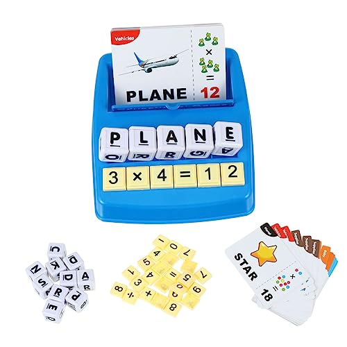 MUSISALY 1 Set Englische Spiele Buchstaben Rechtschreibspiel Entwickelt Alphabet Spielzeug Mathe Lernkarten Alphabet Blöcke Lernpuzzle Passendes Buchstaben Spielzeug Puzzle von MUSISALY