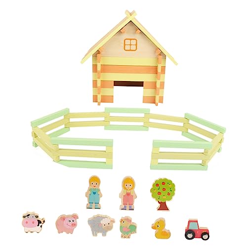 MUSISALY Bauernhof-blockhütte Mini-hausspielzeug Holzspielzeug Tierspielzeug Für Jungen Und Mädchen Spielzeug Für Jungen Und Mädchen Als Geburtstagsgeschenk MUSISALY Bauernhof-blockhütte Mini-hausspielzeug Holzspielzeug Tierspielzeug Für Jungen Und Mädchen Spielzeug Für Jungen Und Mädchen Als Geburtstagsgeschenk von MUSISALY