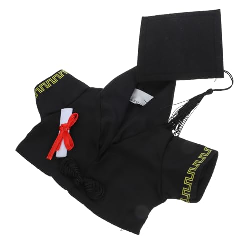 MUSISALY 1 Set Puppen Abschlusskleid Outfits Für Mädchen Bekleidung Bezaubernder Abschlussbär Puppenkostüm Mädchen Puppenzubehör Zartes Puppendekor Dekoratives Puppendekor von MUSISALY