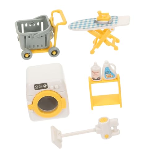 MUSISALY Puppen Waschmaschine Puppenhaus Klein 1 Set Puppenhaus Waschmaschine Set Miniatur Öbel Für Simuliertes Waschzimmer Zubehör Für Rollenspiel Und Kreative Spiele MUSISALY Puppen Waschmaschine Puppenhaus Klein 1 Set Puppenhaus Waschmaschine Set Miniatur Öbel Für Simuliertes Waschzimmer Zubehör Für Rollenspiel Und Kreative Spiele von MUSISALY