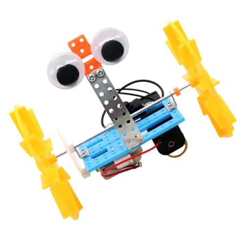 MUSISALY 1 Set Roboter Kit DIY Wissenschaftsspielzeug Frühes Lernspielzeug DIY Wissenschaftstechnologie Spielzeug DIY Balance Auto Roboter Spielzeug Kinder Wissenschaftliches DIY von MUSISALY