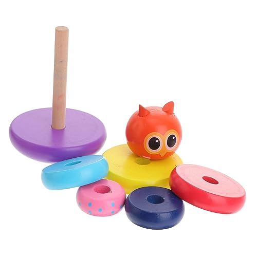 MUSISALY 1 Set Stapelbare Hohe Trinkbecher Sets Mit Bausteinen Stapelringe Regenbogenturm Spielzeug Formsortierer Spielzeug Regenbogen Stapelspielzeug Kinder Stapelspielzeug von MUSISALY