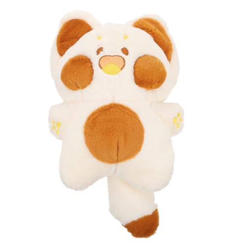 MUSISALY 1 Stück Doodle Cat Plüschtier Für Männer Flauschige Stoffpuppe Panda Katze Kind Känguru Süßes Dinosaurier Hallo Plüsch Koala Plüschtier Kuscheltiere Mädchen Orange von MUSISALY