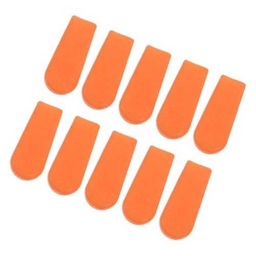 MUSISALY 10 Stück Klauenmaschinen-klauenschutz, Kunststoff-klauenschutz, Klauenclip, Kunststoffabdeckung, Klauenmaschinen-klauenhülse, Ersatz-klauenhülsenabdeckungen von MUSISALY