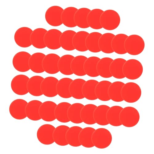 MUSISALY 100 Stück Teiliges Bunte aus Robustem Abs Kunststoff Runde Blanko Zählchips für Belohnungsmarken Lern Spielzubehör für Kindergarten und Grundschule von MUSISALY