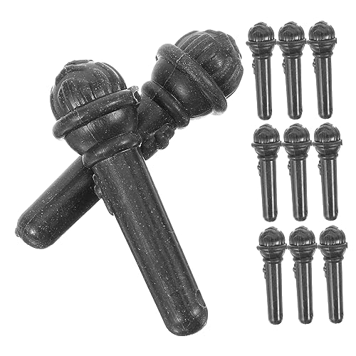 MUSISALY 100Stücke Mini Mikrofone Mikrofon Dekoration Für Puppen Und Miniaturlandschaften Robustes Plastik Kreative Spielzeugaccessoires Für Spielzimmer Und Partys MUSISALY 100Stücke Mini Mikrofone Mikrofon Dekoration Für Puppen Und Miniaturlandschaften Robustes Plastik Kreative Spielzeugaccessoires Für Spielzimmer Und Partys von MUSISALY