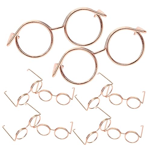MUSISALY 10Stücke Puppenbrillen Puppen Sonnenbrille und Roségold Puppenzubehör für Kreative Bastelprojekte und Verkleidungen MUSISALY 10Stücke Puppenbrillen Puppen Sonnenbrille und Roségold Puppenzubehör für Kreative Bastelprojekte und Verkleidungen von MUSISALY