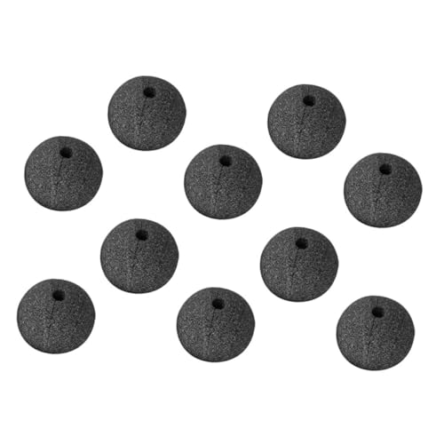MUSISALY 10pcs Clown -nasenschwamm Requisite Für Halloween Black Clown Nase Für Cosplay Dress Up Schwamm Nasenmodelle, Die Clown Nase Ausführen von MUSISALY