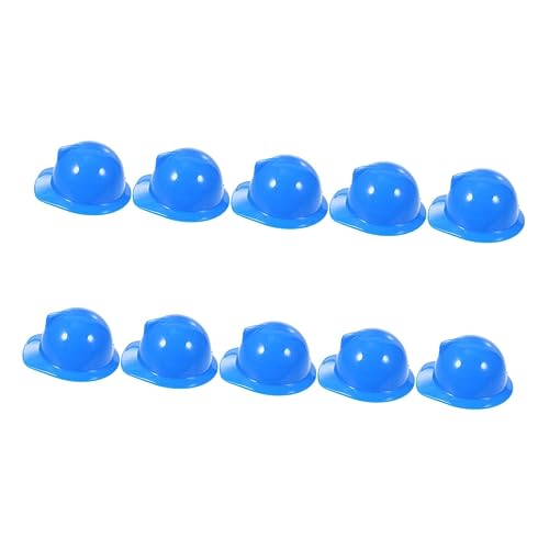 MUSISALY Mini-sicherheitshelm-Set 10-teilig Mini-baukappe Für Puppen Haustier- Mini-Helm Zum Spielen von MUSISALY