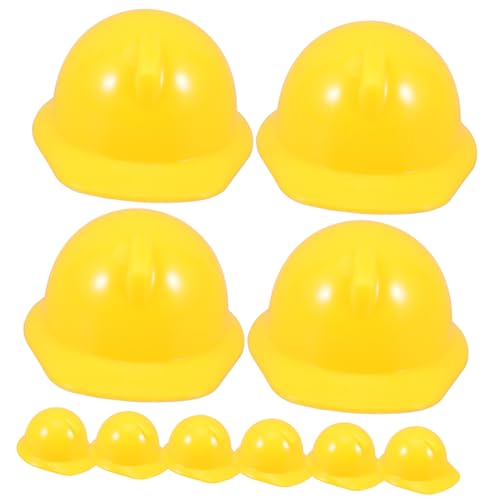 MUSISALY 10st Mini-bauhut Mini-schutzhelm-Spielzeug Cake Topper Helm Herstellung Mini-helme Mini-Konstruktion Arbeiterhutpuppe Kleine Hühnerhelme Plüschpuppenhüte Kappe Plastik Yellow MUSISALY 10st Mini-bauhut Mini-schutzhelm-Spielzeug Cake Topper Helm Herstellung Mini-helme Mini-Konstruktion Arbeiterhutpuppe Kleine Hühnerhelme Plüschpuppenhüte Kappe Plastik Yellow von MUSISALY