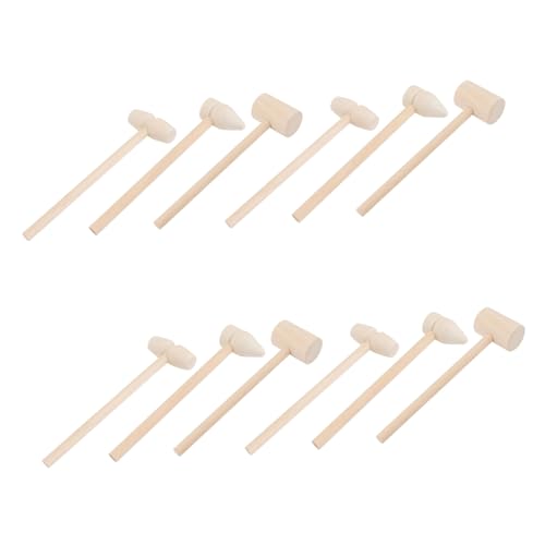 MUSISALY 12Stücke Holzspielzeug Mini Hämmer Kreatives Hammerspielzeug Für Fördert Geschicklichkeit Und Koordination Kompakte Langlebig Und Sicher MUSISALY 12Stücke Holzspielzeug Mini Hämmer Kreatives Hammerspielzeug Für Fördert Geschicklichkeit Und Koordination Kompakte Langlebig Und Sicher von MUSISALY