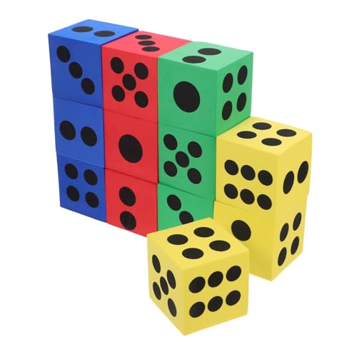 MUSISALY Würfel Set Riesen Würfel Für Partys Veranstaltungen Klassenzimmer Große Tragbare Multi-Sided Spielzeug von MUSISALY