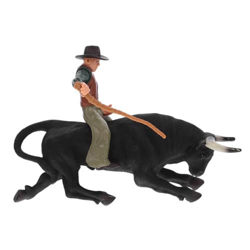 MUSISALY 1Satz Cowboy Stier Figur Realistische Imitation Western Matador für Dekorationsartikel für Schreibtisch und Rollenspiel Zubehör MUSISALY 1Satz Cowboy Stier Figur Realistische Imitation Western Matador für Dekorationsartikel für Schreibtisch und Rollenspiel Zubehör von MUSISALY